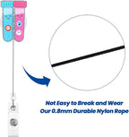 Funny Phlebotomy Badge Reel | Cute Retractable ID Card Phlebotomist Badge - Image 5