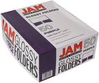 JAM PAPER Laminated Two Pocket Glossy School Folders - Image 6