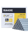 YEAHOME Light Duty Staples for Staple Gun, Suit for Upholstery, General Repairs by YEAHOME