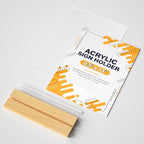 8.5 x 11 Acrylic Sign Holder - Image 9