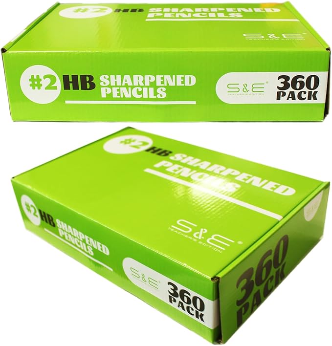 S & E TEACHER'S EDITION 360pcs Pre-sharpened Pencils - Image 2