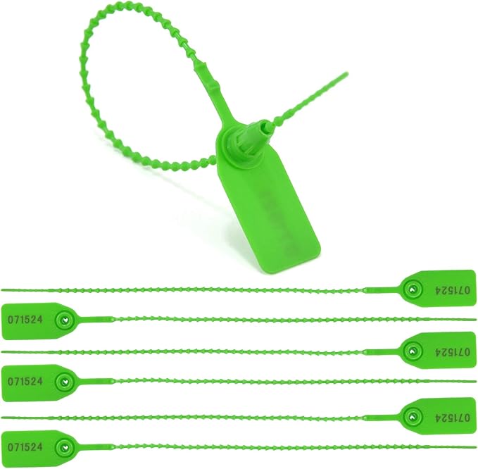 1000Pcs Plastic Tamper Shipping Seals Pull-Tite Security Seal Signage Numbered - Image 5