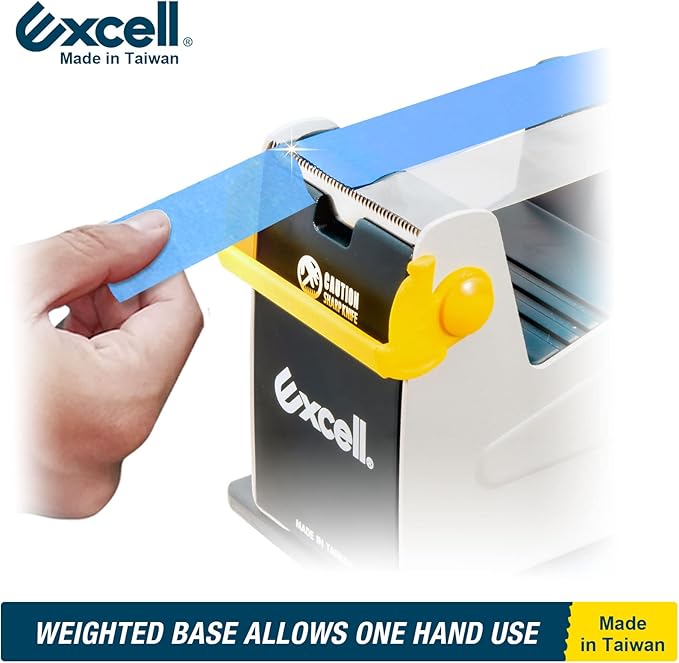 Excell ET-227 Heavy Duty Steel Desk Tape Dispenser - Image 3