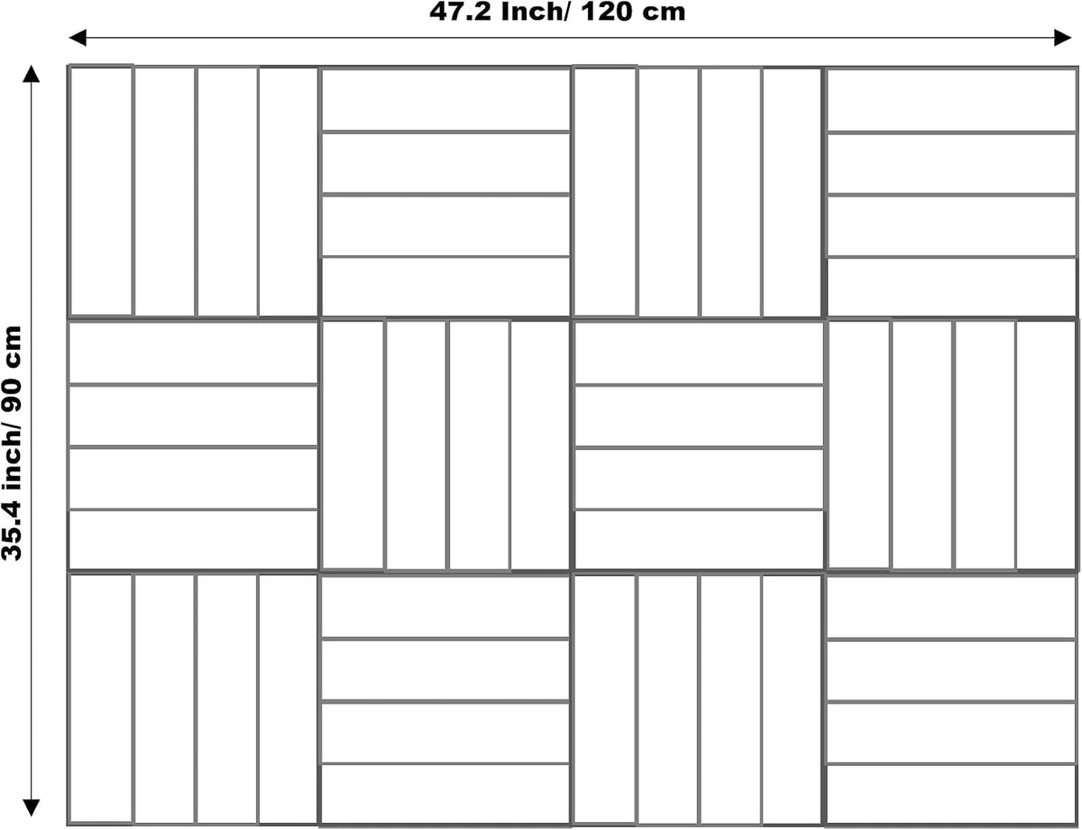 Felt Bulletin Board Tiles | Modern Cork Board Alternative | Large Cork Boards...