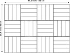 DECORITA Felt Bulletin Board Tiles | Modern Cork Board Alternative | Large Cork - Image 3