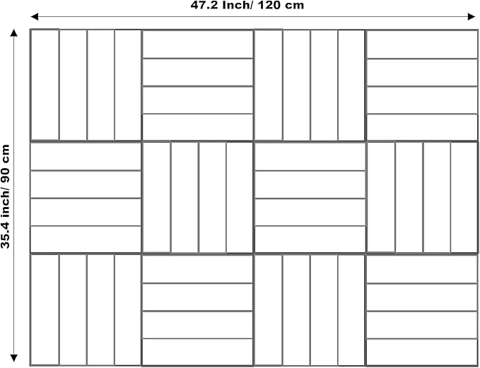 DECORITA Felt Bulletin Board Tiles | Modern Cork Board Alternative | Large Cork - Image 3