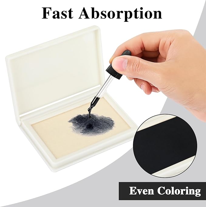 Dry Stamp Pad, 4 x 2.5 Inch Premium Quality Ink Pad - Image 4