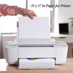 11" x 17" Blank Print Paper, 45Sheets/90Pages Blank Loose-Leaf Paper, Ledger - Image 4