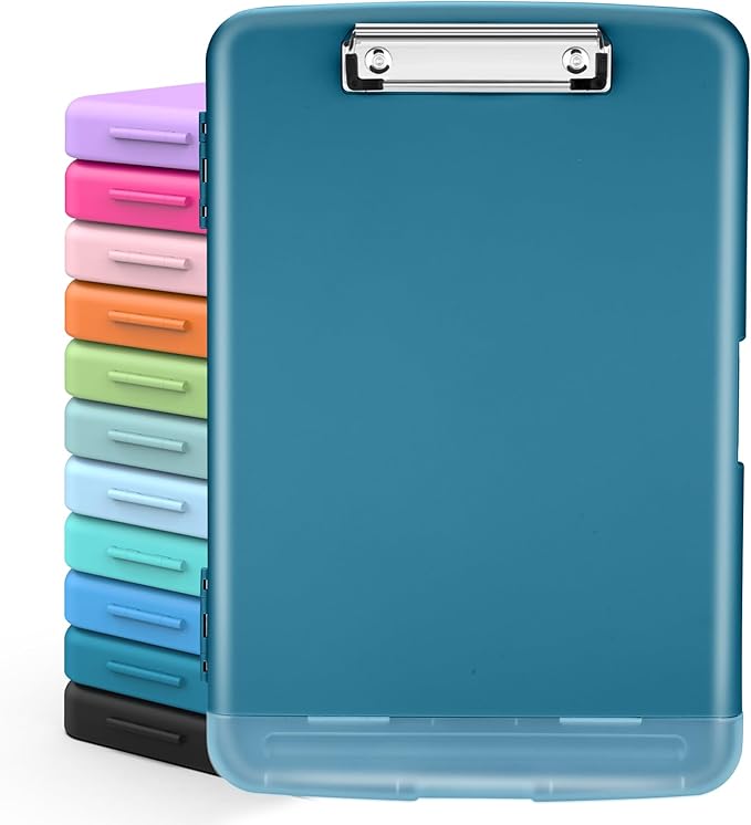 Sooez Clipboards with Storage, High Capacity Clip Boards 8.5x11 with Storage by Sooez