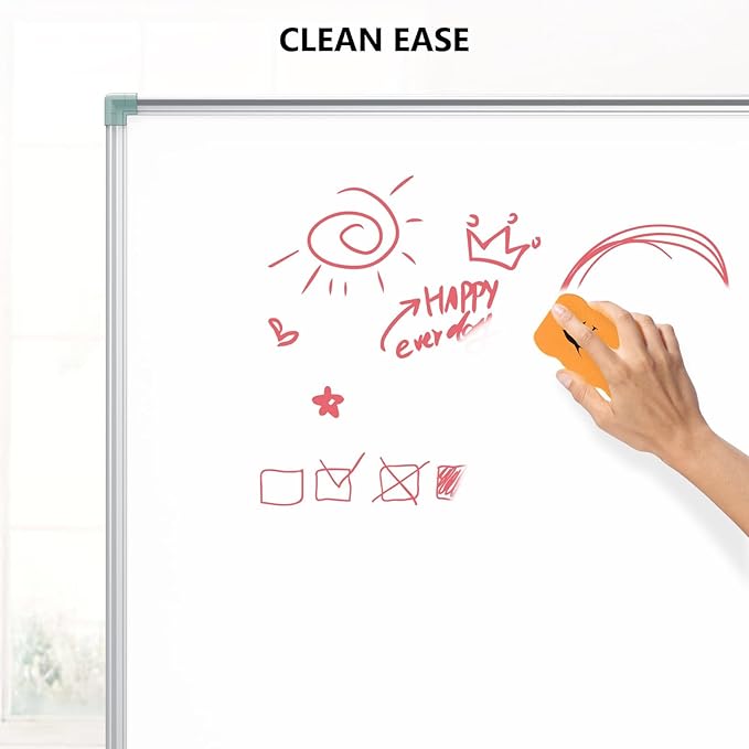 Lockways Magnetic Dry Erase Board, 36 x 24 Inch Magnetic Whiteboard White Board - Image 2