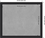 Amanti Art Black Framed Magnetic Board 45x53 Oversize Vision Board - Image 2