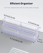 Uniclife 2 Pack Acrylic Business Card Holder - Image 2