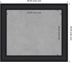 Amanti Art Black Framed Magnetic Board 25x29 Medium Vision Board - Image 2