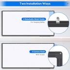 Magnetic Dry Erase Board 96 x 48 inches, Maxtek 4" x 8" Whiteboard - Image 4