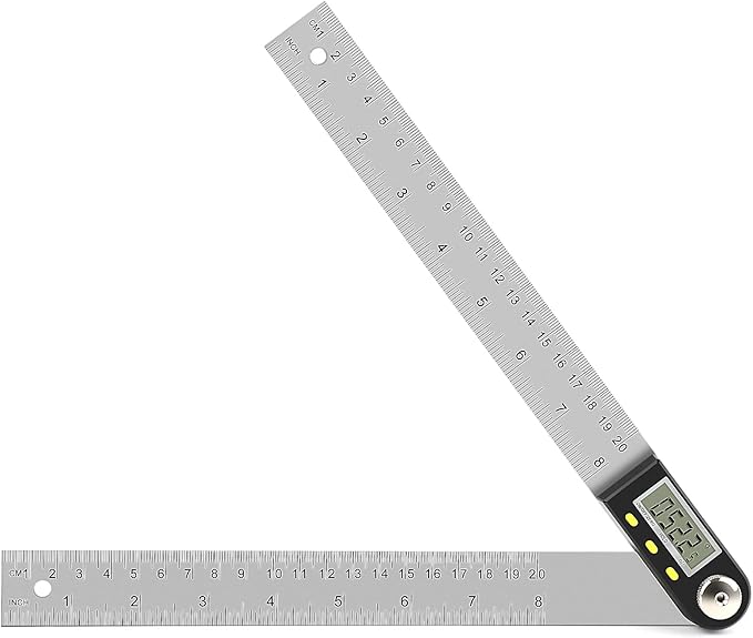 Delgada 8 inch/200mm Digital Angle Finder Ruler by Delgada