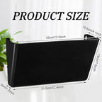 Colarr 8 Pcs Wall File Holder Organizer Plastic Wall Mount Mail Organizer - Image 2