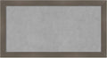 Amanti Art Grey Framed Magnetic Board 14x26 Small Vision Board by AmantiArt