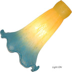 Bieye LS14S Lily Flower Blown Glass Lampshade - Image 2