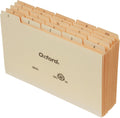 Oxford A-Z Card Guides, 5" x 8", 1/5-Cut Tabs, Manila, 25/Set (B8525)