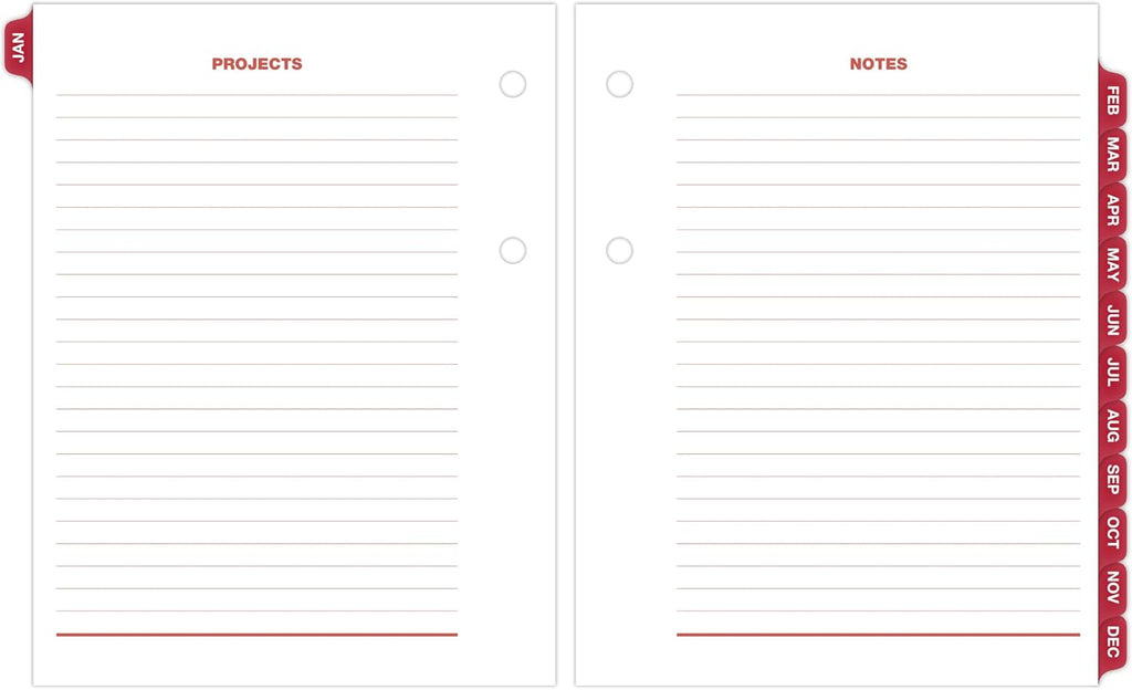 AT-A-GLANCE 2027 Desk Calendar Refill, Daily Desk Pad Refill, 3" x 3.75", Loose-Leaf (E9195027)