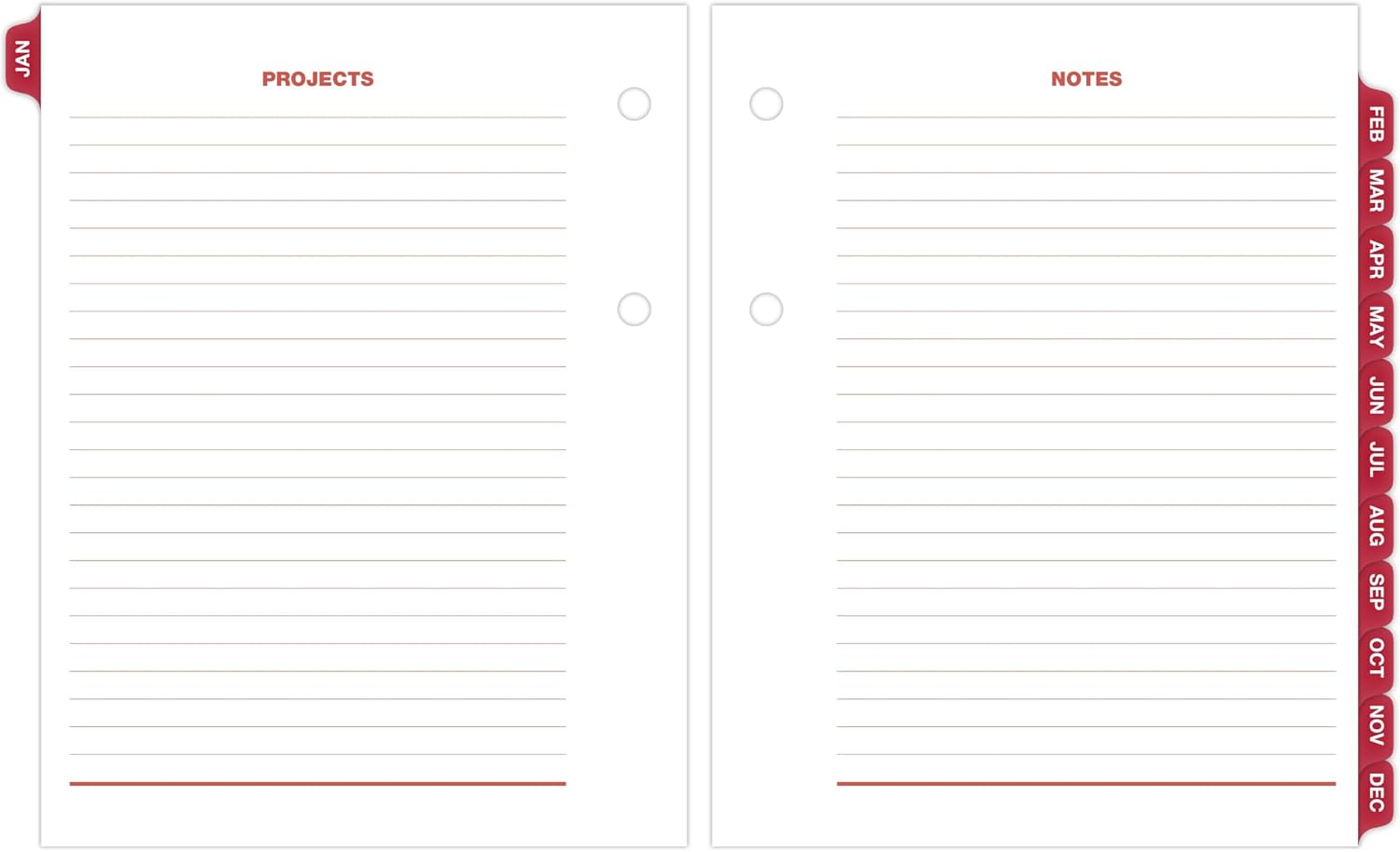 AT-A-GLANCE 2027 Desk Calendar Refill, Daily Desk Pad Refill, 3" x 3.75", Loose-Leaf (E9195027)