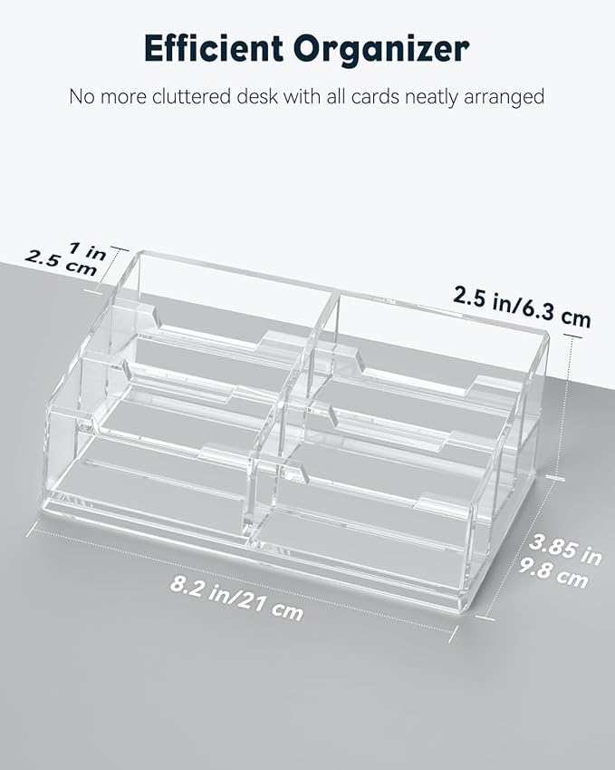 Uniclife Acrylic Business Card Holder - Image 2