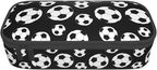 Black And White Soccer Ball Pencil Case Big Capacity Storage Pencil Pouch - Image 9