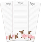 Current Dachshund Lined Personalized Shopping List Pad Set of 3, 50-Sheet Pads by Current