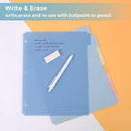 SKYDUE Durable Plastic 8-Tab Dividers, Big Tab Dividers - Image 6