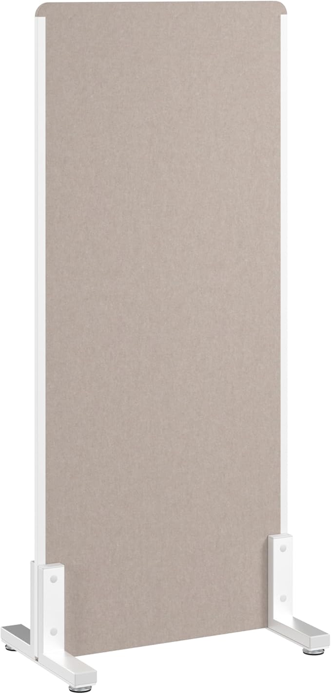 Bush Business Furniture 24W x 55H Freestanding Privacy Screen in Warm Beige by BushBusinessFurniture