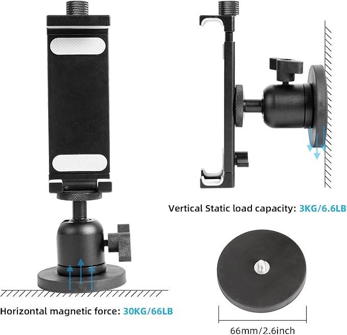 Aluminum Magnetic Tablet Holder Mount - Image 4