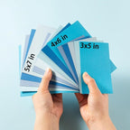 50 Sheets 4x6 Colored Cardstock Paper 5 Colors Blank Flash Cards, 250 GSM Heavy - Image 2