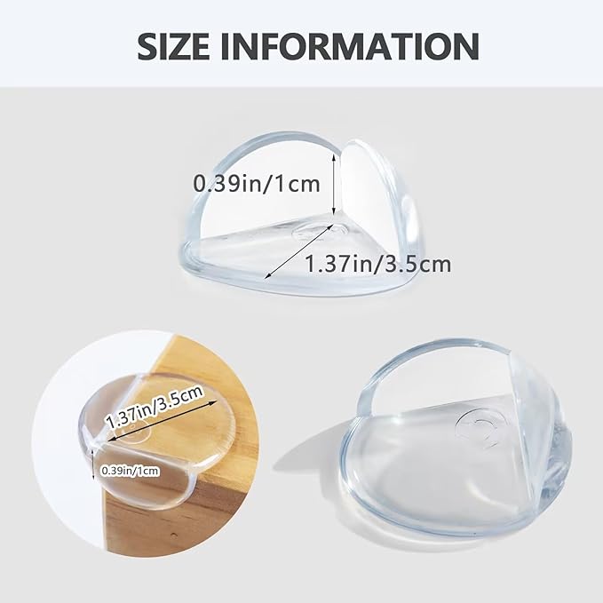 8 Pack Corner Protector Baby, Table Corners, Round Corner Guards, Safety Corner - Image 2