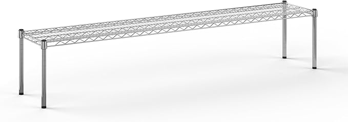 Regal Altair 14" Deep x 72" Wide x 14" Height Wire Shelving Kit | 1-Tier | NSF by Regal+Altair