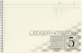 BookFactory Accounting Ledger Notebook/Large 5 Column Accounting Ledger by BookFactory