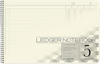 BookFactory Accounting Ledger Notebook/Large 5 Column Accounting Ledger by BookFactory