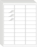1" x 2-5/8" Address Labels 1500 Labels Sticker Paper by Batrical