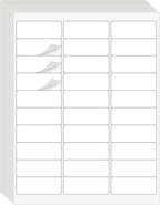 1" x 2-5/8" Address Labels 900 Labels Sticker Paper by DINIZON