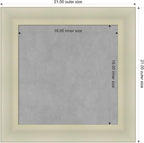 Amanti Art Silver Framed Magnetic Board 21x21 Small Vision Board - Image 2