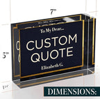 Custom Acrylic Sign Personalized, Custom Desk Name Plate, 18 Styles, - Image 8