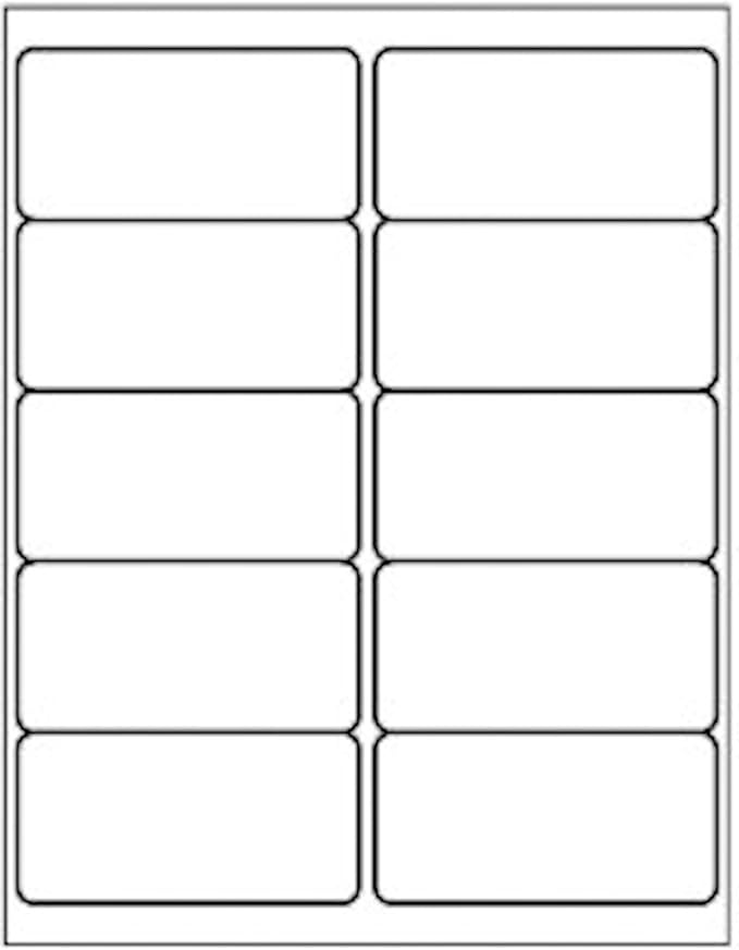 BESTEASY 2x4 Shipping Labels, FBA 10 Up Address mailing Labels, 100 Sheets by BESTEASYLABELPRINTER