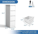 FLIXELIO 4 Drawer File Cabinet - Image 3