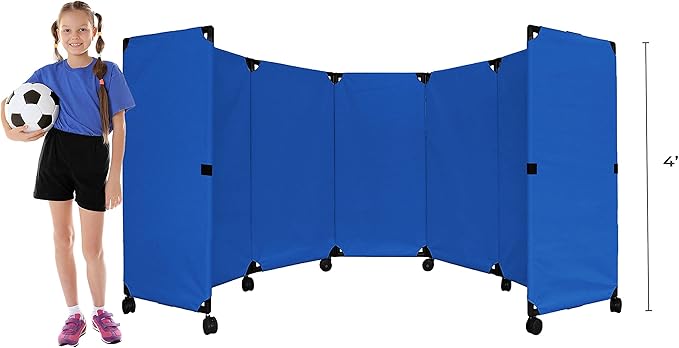 Versare MP10S Portable Folding Wall Partition | Economical 5 Panel Design | - Image 2