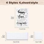 UCEC 4 Sheets Words Clear Stamps - Image 2