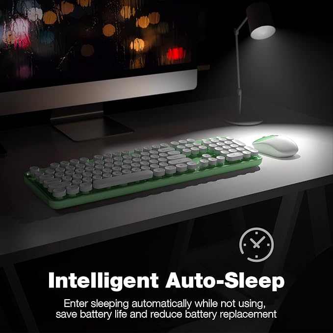 MOFII Wireless Keyboard and Mouse Combo, Computer Full Size 2.4G Plug and Play - Image 4
