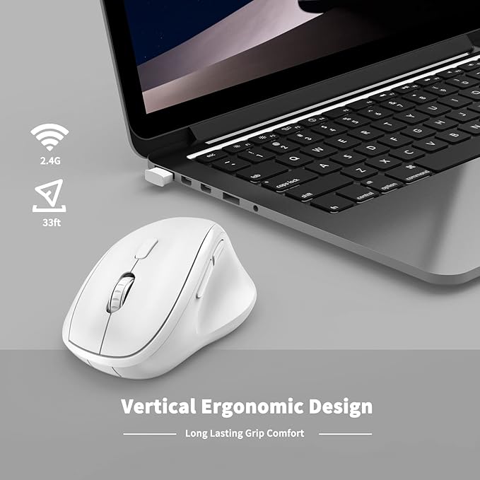 Ergonomic Wireless Mouse 2025 New Updated Smaller - Image 7