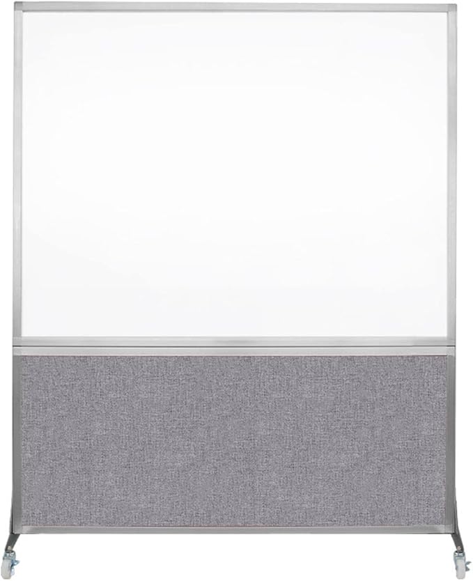 DivideWrite Mobile Whiteboard | Double Sided Dry Erase Board | Portable Office by VERSARE