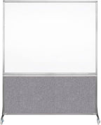 DivideWrite Mobile Whiteboard | Double Sided Dry Erase Board | Portable Office by VERSARE