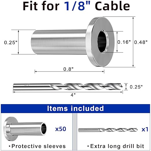 Steel DN Mate 50 Pack Stainless Steel Protector Sleeves - Image 2