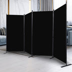 CHOSENM Room Divider, 4 Panel Folding Privacy Screens - Image 6